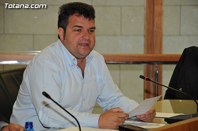 El Portavoz de IU + Los Verdes en el Ayuntamiento, Pedro Martínez Gómez, en una foto de archivo / Totana.com , Foto 1