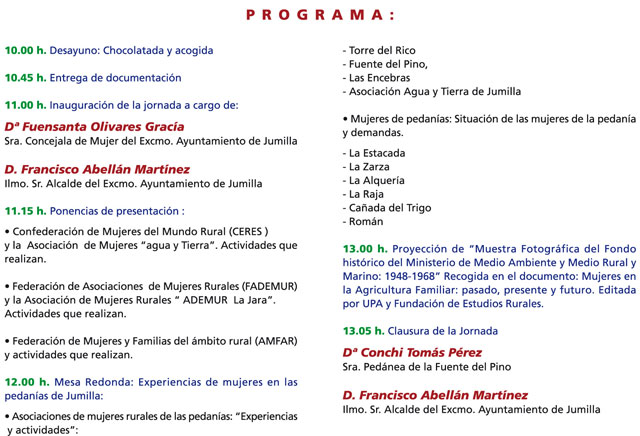 La Fuente del Pino acoge la celebración de las II Jornadas de las Mujeres rurales en las pedanías - 3, Foto 3