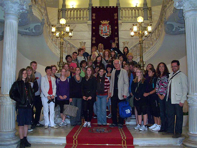 16 alumnos suecos visitan Cartagena dentro del Proyecto Comenius - 2, Foto 2