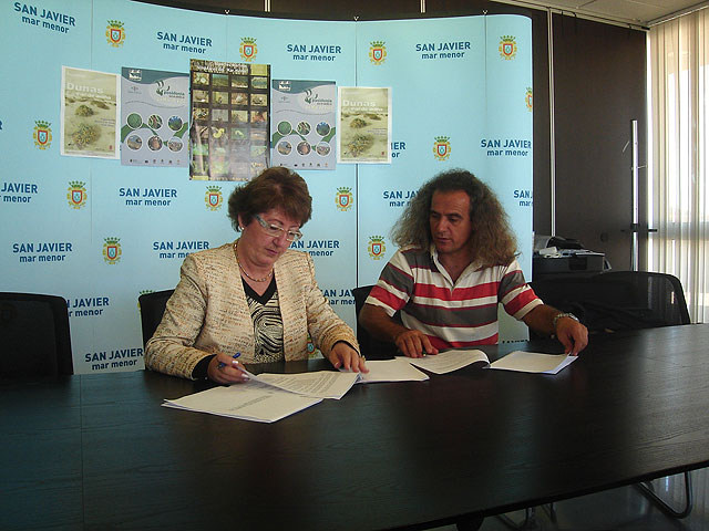 El ayuntamiento de San Javier firma un convenio con ANSE para trabajar en la conservación del Mar Menor - 1, Foto 1