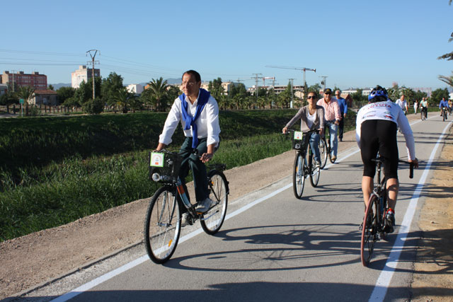El Alcalde asegura que el carril bici a Contraparada potencia el carácter de Murcia como ciudad saludable y agradable - 2, Foto 2