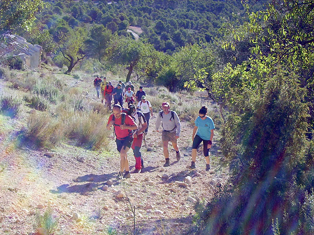 El pasado domingo 25 de octubre se celebr en las laderas de la vertiente oeste del Parque Regional de Sierra Espuña, una ruta a pie - 2