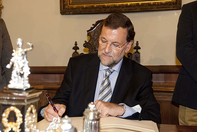 Mariano Rajoy en el Palacio Consistorial y el Teatro Romano - 1, Foto 1