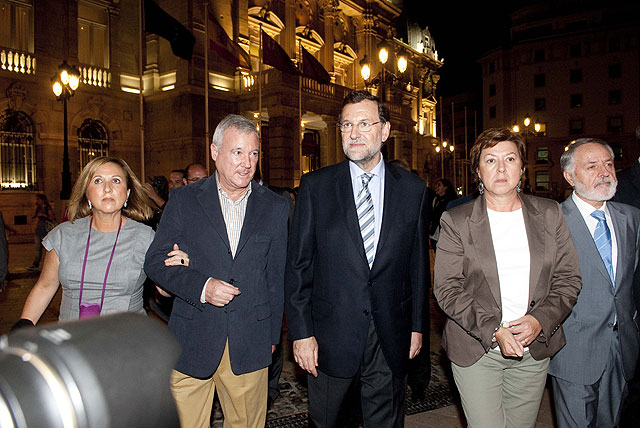 Mariano Rajoy en el Palacio Consistorial y el Teatro Romano - 5, Foto 5