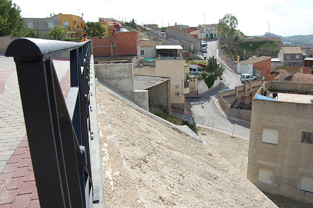 Finalizadas en Lorquí  las obras del muro de calle Vega Media del Segura - 3, Foto 3