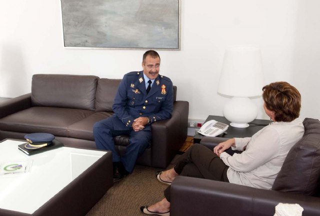 El director de la Academia General del Aire, en la Alcaldía - 1, Foto 1