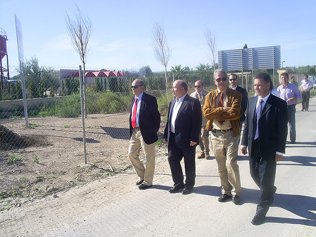 El presidente de la CHS visita las obras de una nueva conexión de aguas junto al alcalde de Ceutí, Manuel González - 1, Foto 1