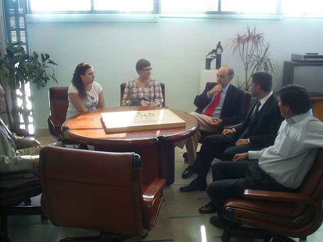 El presidente de la CHS visita las obras de una nueva conexión de aguas junto al alcalde de Ceutí, Manuel González - 2, Foto 2