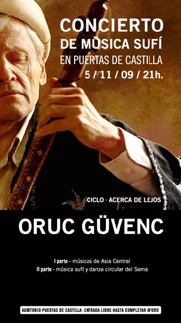 Oruç Güvenç y la música Sufí planean en Puertas de Castilla - 1, Foto 1