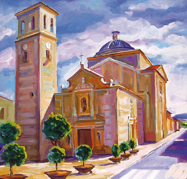 Un gran número de personas ha visitado hasta ahora la exposición  “Alguazas Ribera iluminada” de Emilio Villaescusa - 1, Foto 1