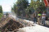 Comienzan las obras de renovación de alcantarillado en la zona de Las Fuentes del Marqués y El Carrascal