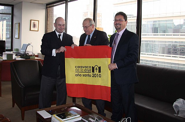 El Cónsul de España en Nueva York recibe a la delegación caravaqueña - 1, Foto 1