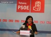 Lola Cano ofreció una rueda de prensa para valorar la visita a Totana del Defensor del Pueblo