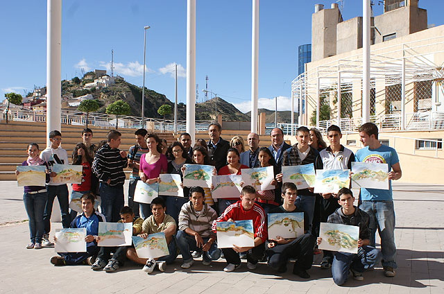 Puerto Lumbreras clausura la iniciativa educativa ‘Un día con el pintor Pedro Cano’ - 1, Foto 1