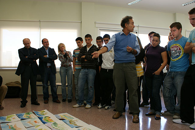 Puerto Lumbreras clausura la iniciativa educativa ‘Un día con el pintor Pedro Cano’ - 2, Foto 2