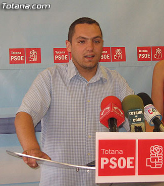 El secretario de Política Territorial de Juventudes Socialistas de Totana, Antonio Martínez Baena, en una foto de archivo / Totana.com, Foto 1