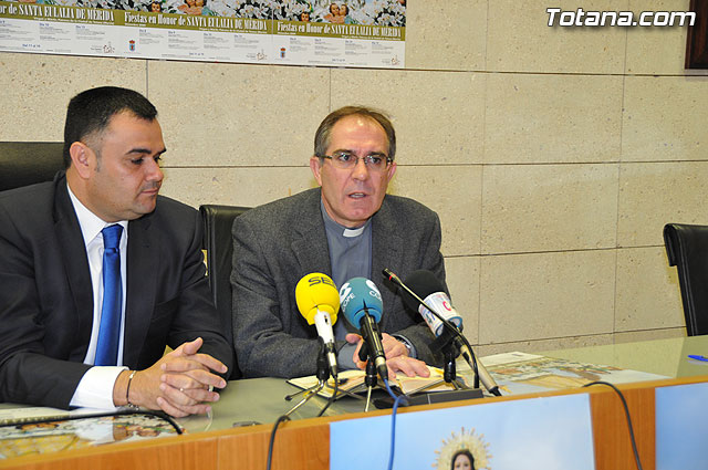 Presentado el programa de actos religiosos de las fiestas de Santa Eulalia 2009 - 5