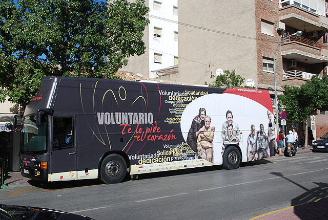 El Bus del Voluntariado llegó a Abarán el pasado sábado - 1, Foto 1