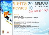 Deportes y Juventud programan actividades de iniciación y perfeccionamiento de esquí en Sierra Nevada