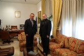 El delegado del Gobierno se  reune con el obispo de la dicesis de Cartagena