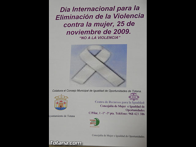 Totana realiza del 18 al 26 de noviembre concursos, conferencias, talleres y actos con motivo del Día Internacional de la Violencia de Género, Foto 2