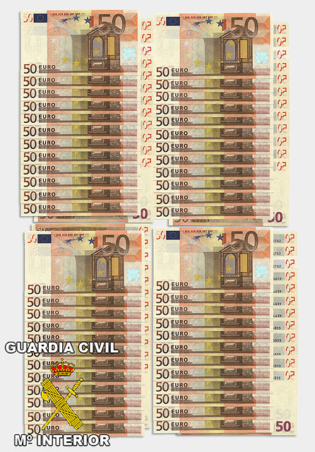 La Guardia Civil desarticula a una red dedicada a la introducción en el mercado de billetes falsos - 3, Foto 3