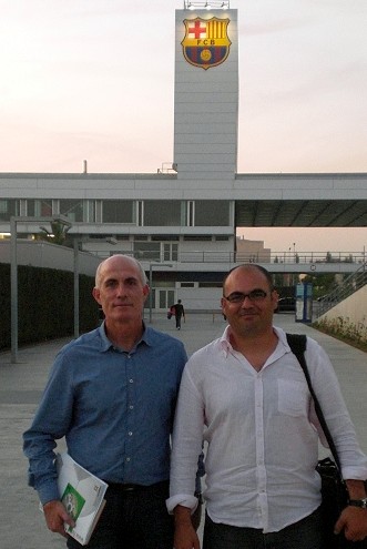 La dirección del fútbol base del F.C.Cartagena se reúne con los responsables del área de fútbol base del F.C.Barcelona - 2, Foto 2