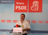 PSOE: El diputado del PP Andrés Ayala evita venir a Totana a explicar los presupuestos