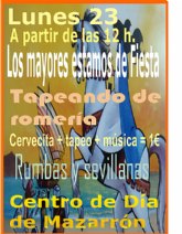 Lunes de fiesta en el Centro de Da de Mazarrn