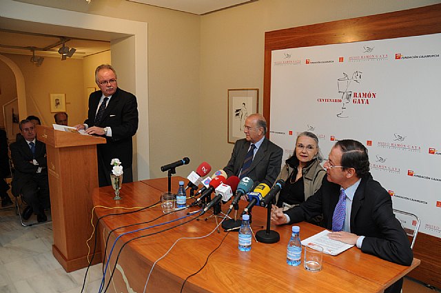 La Fundación Cajamurcia y el Ayuntamiento conmemorarán en 2010 el centenario del nacimiento de Gaya - 1, Foto 1
