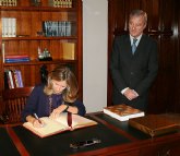 Valcrcel ofrece a Garmendia la experiencia tecnolgica murciana en materia de agua, de cara a la Presidencia española de la UE