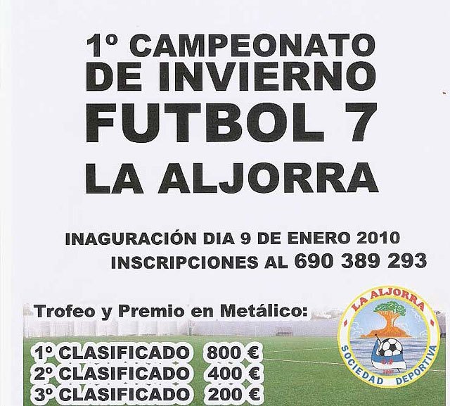I Campeonato de invierno de fútbol 7 aficionado en La Aljorra - 1, Foto 1
