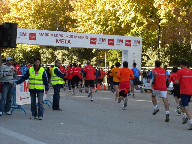 Gran carrera del atleta del Club de Atletismo Totana, Pedro A. Redondo en Madrid, Foto 1