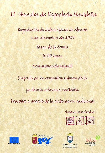 Cartel II Muestra de Repostería Navideña, Foto 3