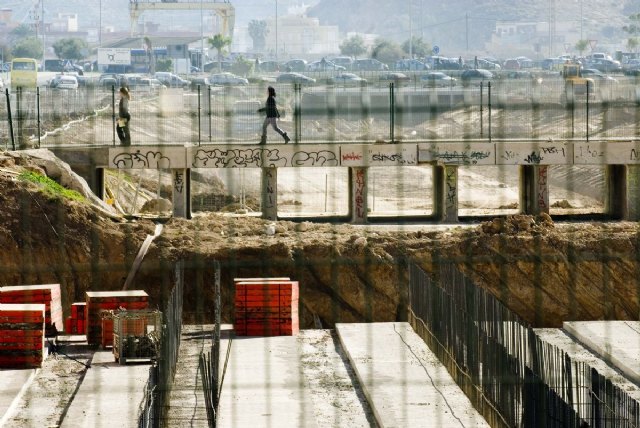 Avanzan las obras de soterramiento de la Rambla de Los Barreros - 3, Foto 3