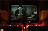 Cine en blanco y negro, sin palabras, en el teatro Cervantes