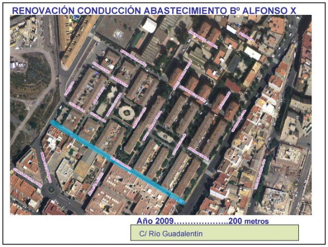 Ayuntamiento y Aguas de Lorca invierten 240.000 euros en la renovación de las redes de saneamiento del barrio de Alfonso X - 2, Foto 2