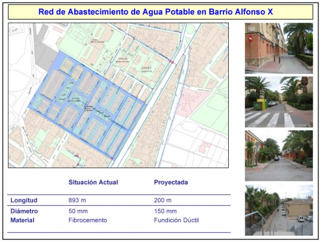 Ayuntamiento y Aguas de Lorca invierten 240.000 euros en la renovación de las redes de saneamiento del barrio de Alfonso X - 3, Foto 3
