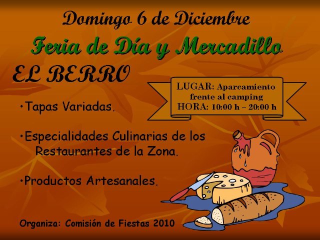 Degustación de Productos Artesanales y Feria de Día en la pedanía de “El Berro” - 1, Foto 1