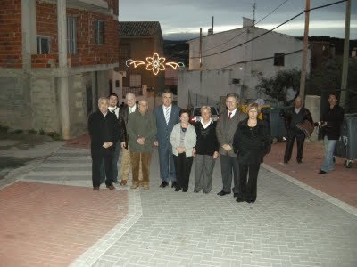 El delegado del Gobierno y el alcalde de Moratalla inauguran tres obras del Fondo Estatal de Inversión Local en Benizar - 2, Foto 2