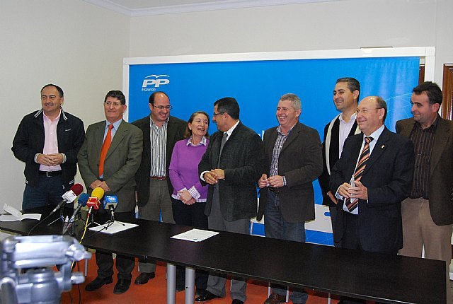 Alcaldes del PP del Guadalentín piden al Gobierno el tercer carril en la autovía del Mediterráneo - 1, Foto 1