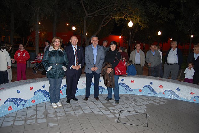 El alcalde del municipio y el director general de Administracin Local inauguran el jardn de San Cristbal, Foto 2