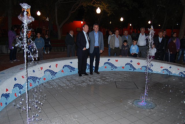 El alcalde del municipio y el director general de Administración Local inauguran el jardín de San Cristóbal, Foto 3