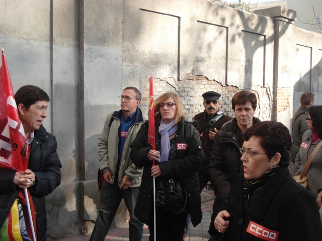 Ms de un centenar de trabajadores totaneros asistieron hoy en Madrid a la manifestacin, convocada por CC.OO. y UGT - 3