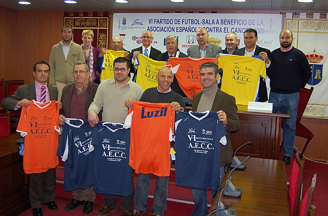 Bustamante, Valverde, Kiko, Líria y Almagro, en el partido contra el cáncer de Las Torres de Cotillas - 1, Foto 1