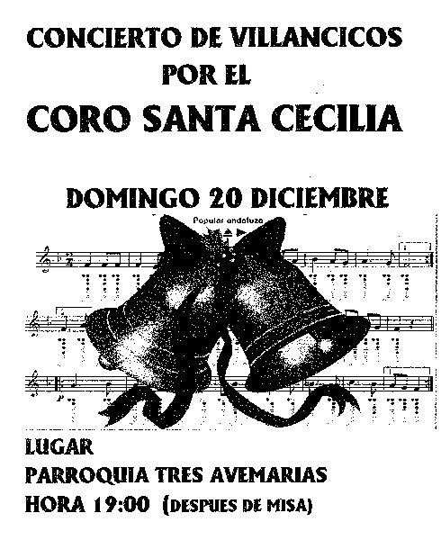 El próximo domingo tendrá lugar el tradicional Concierto de Villancicos por el Coro Santa Cecilia, Foto 2