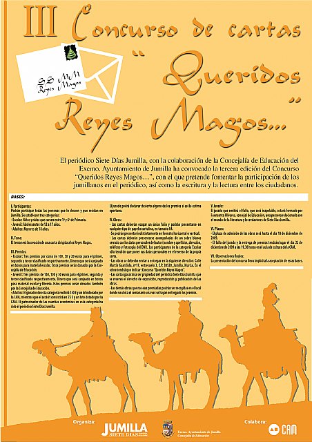 Hasta el viernes 18 de diciembre se pueden presentar lso trabajos al concurso de cartas a los Reyes Magos - 1, Foto 1