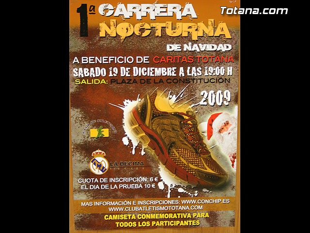 La I Carrera Nocturna Navideña Solidaria “Peña la Dcima” se celebrar este sbado 19 de diciembre a las siete de la tarde - 1