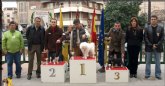 Más de un centenar de perros se reúnen a la puertas de la Plaza de Toros de Abarán