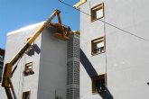 Obras Pblicas rehabilita las fachadas de ocho bloques de viviendas protegidas en el barrio de Santa Mara de Gracia de Murcia